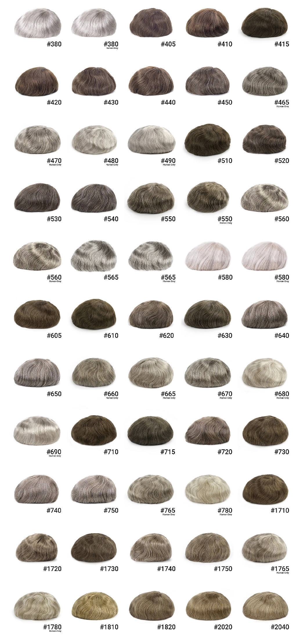 Hair Chart Ali Yehya 2