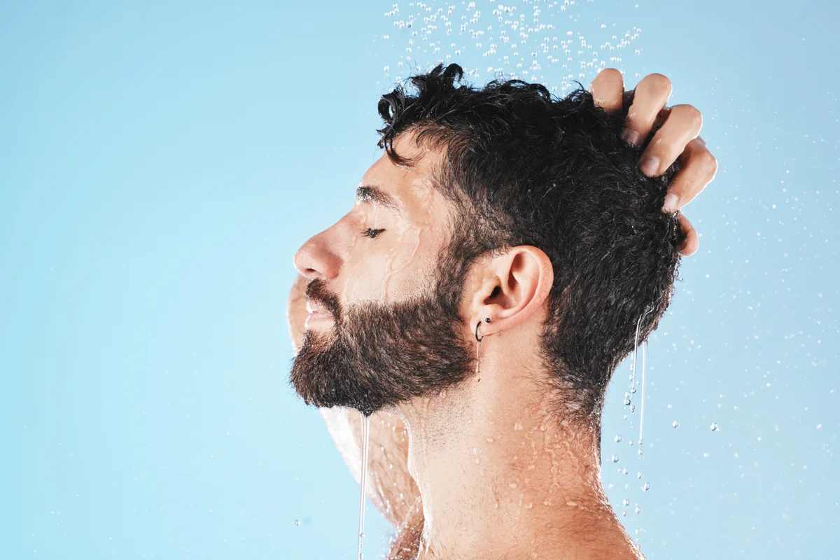 Water Splash Face And Man In Shower For Skincare 2023 11 27 05 34 11 Utc X 1200